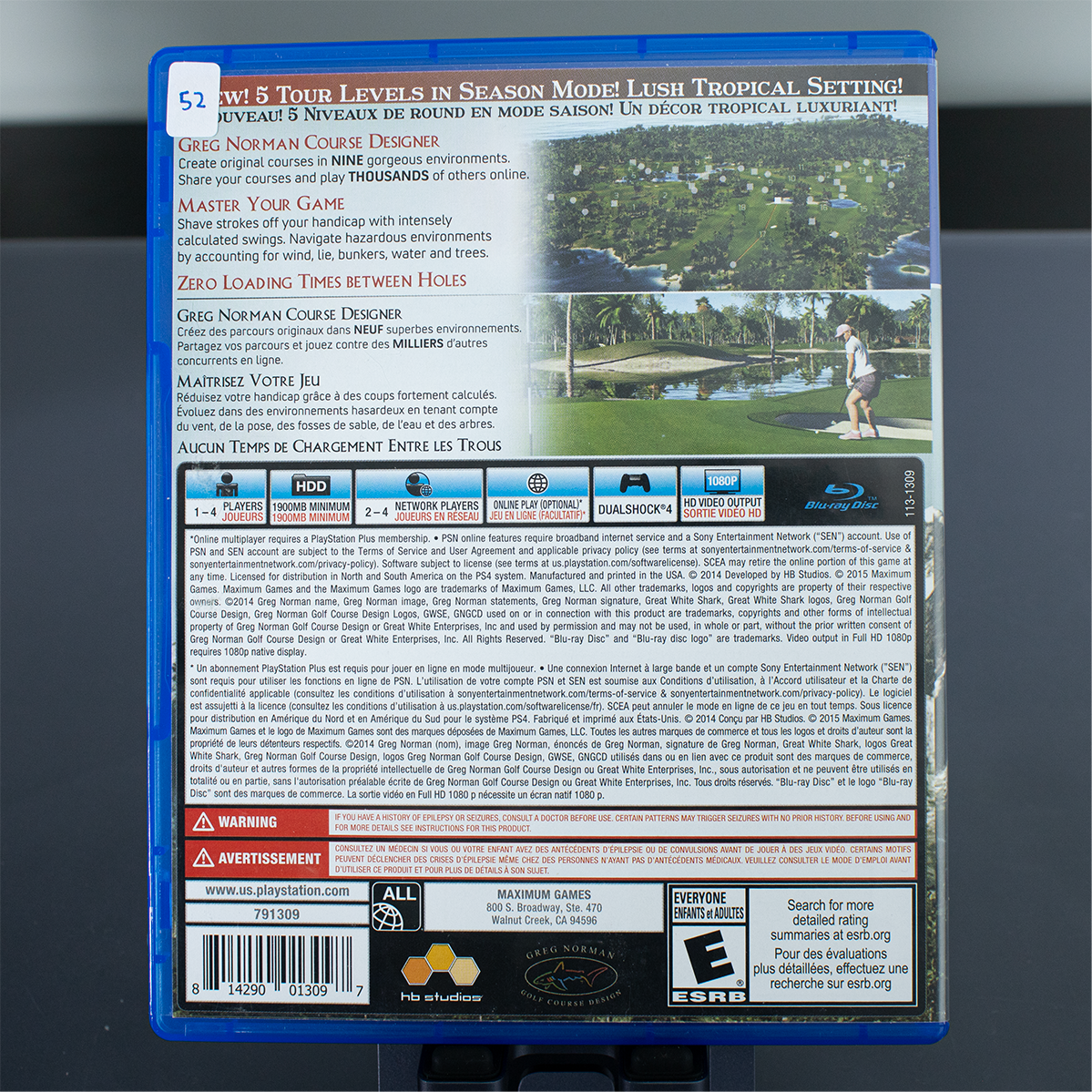 Golf Club Collector's Edition - CIB - PS4 Game
