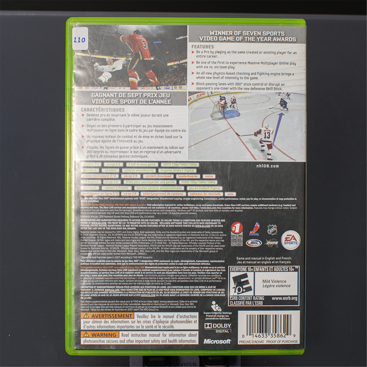 NHL 09 - Xbox 360 Game