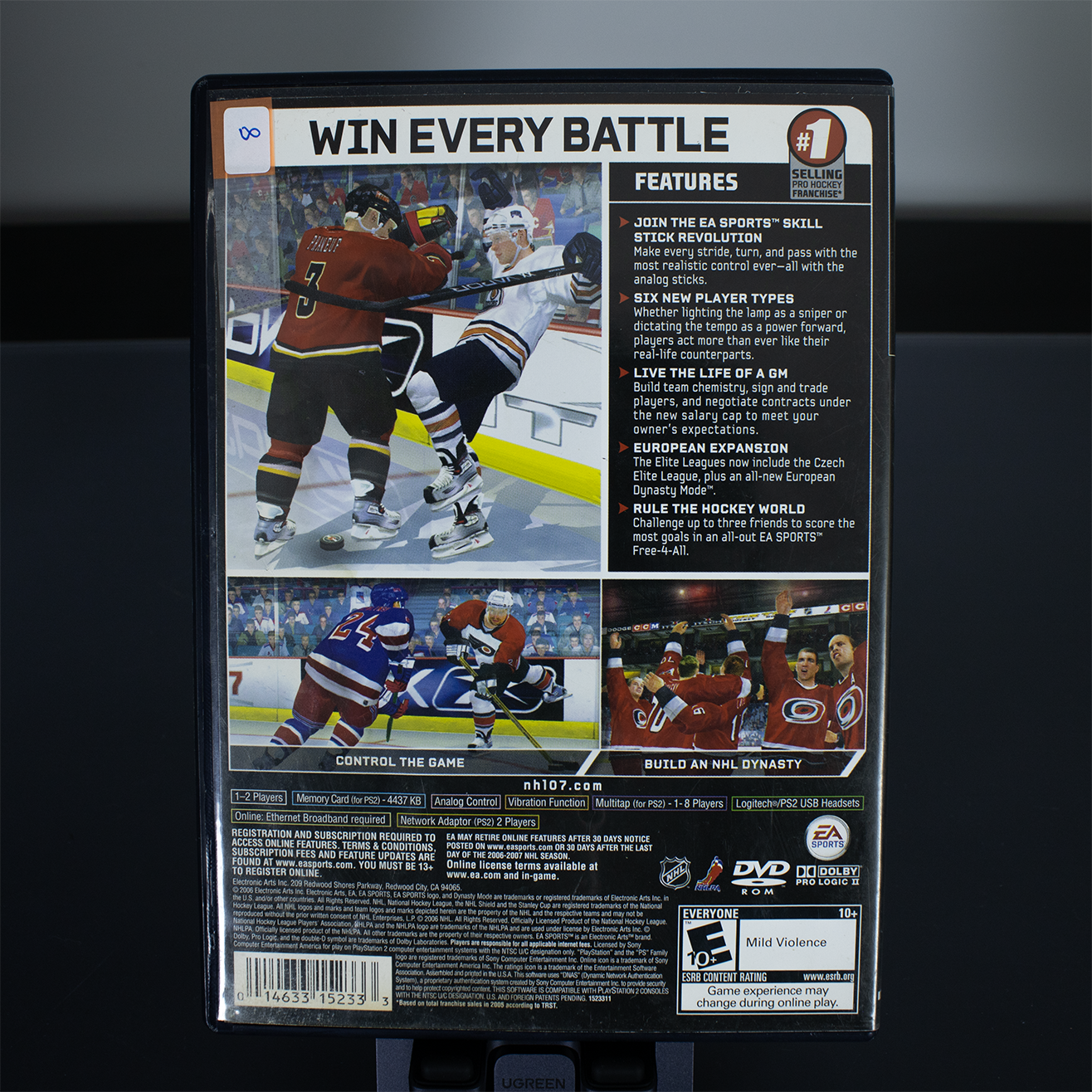 NHL07 - CIB - PS2 Game