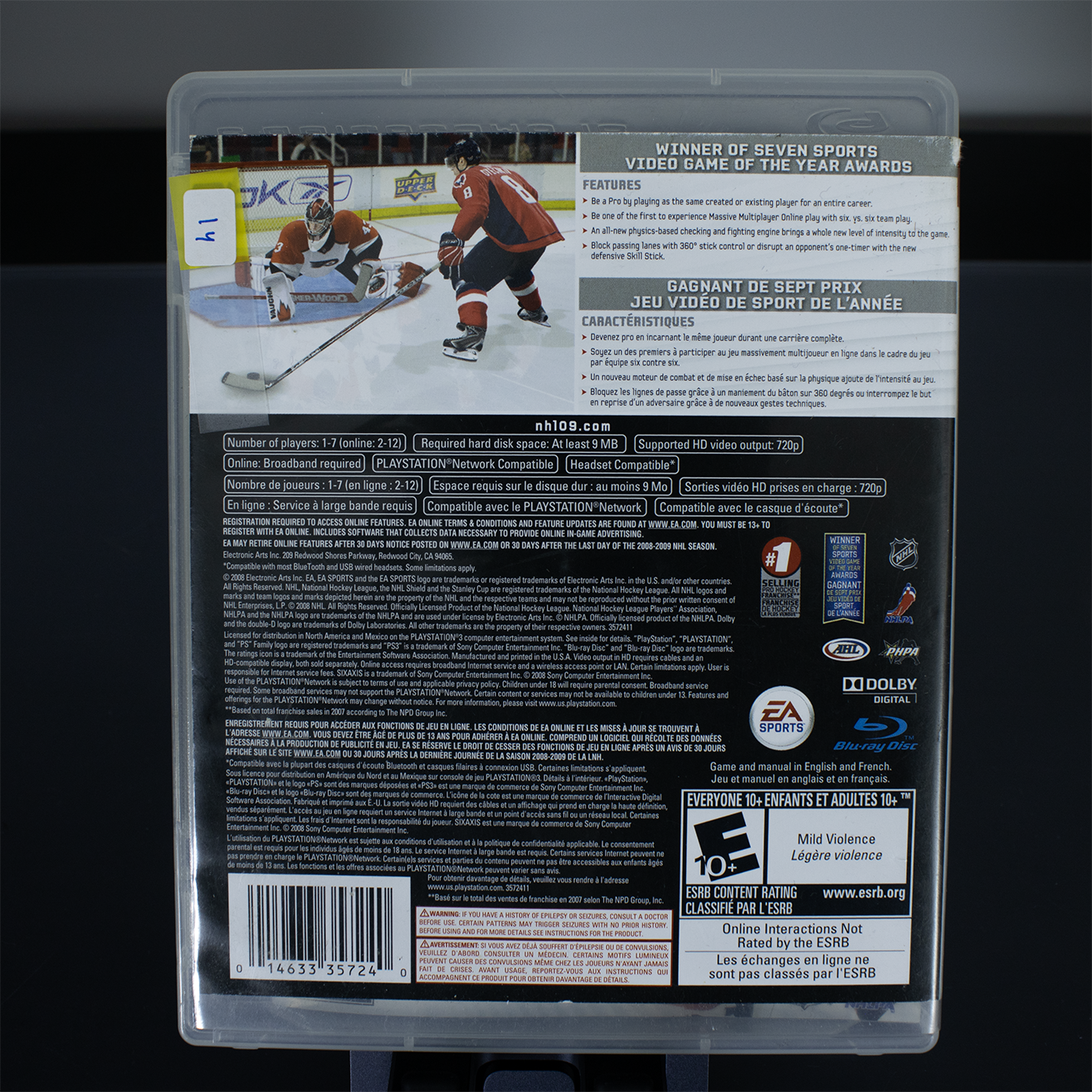 NHL09 - PS3 Game