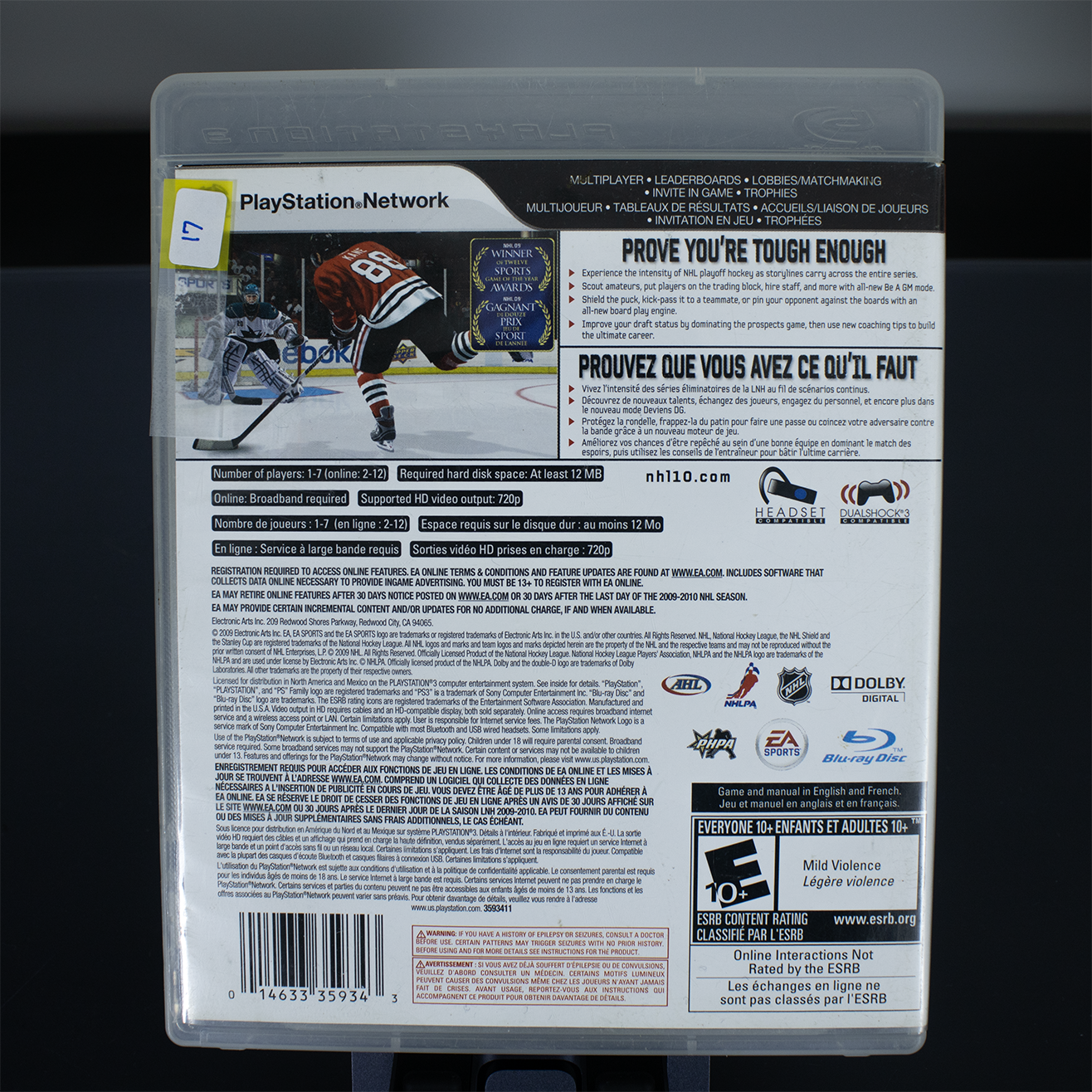 NHL10 - PS3 Game