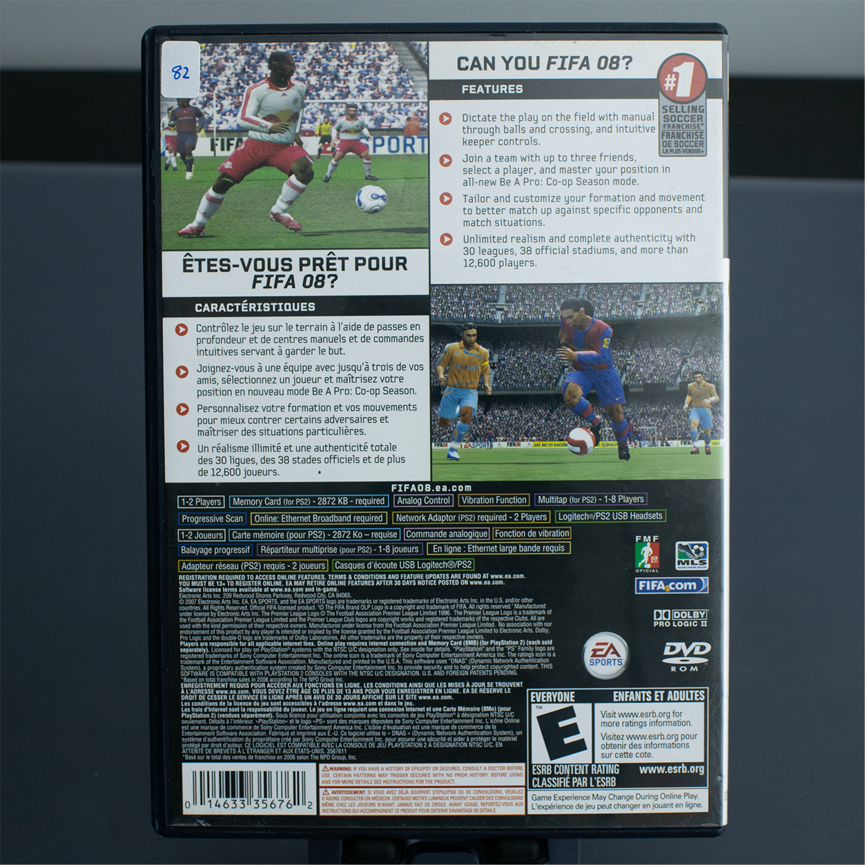 FIFA 08 Soccer - PS2 Game