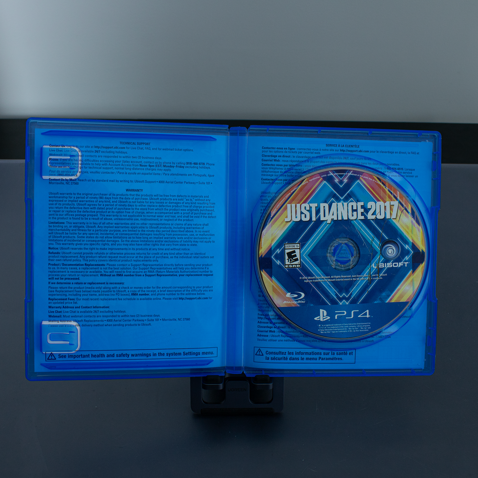 Just Dance 2017 - Box and disk - PS4 Game