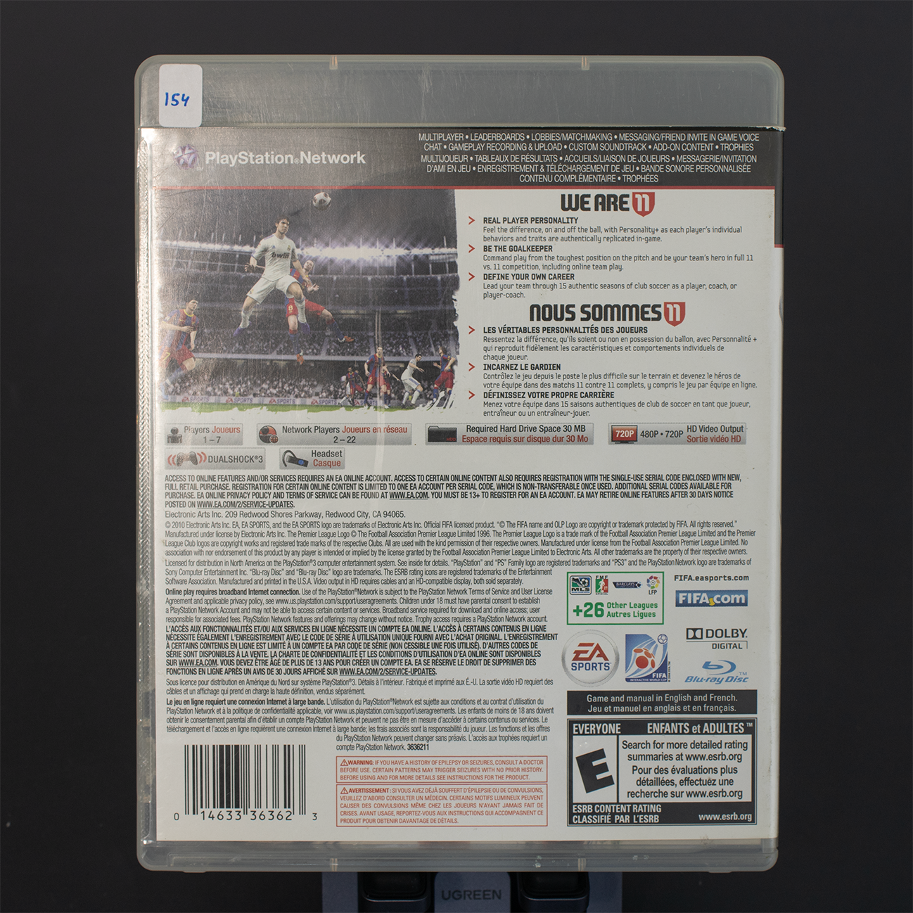 Fifa Soccer 11 - PS3 Game