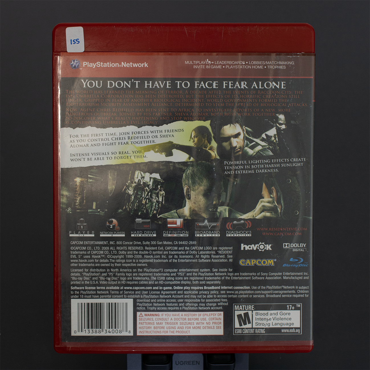 Resident Evil 5 - PS3 Game