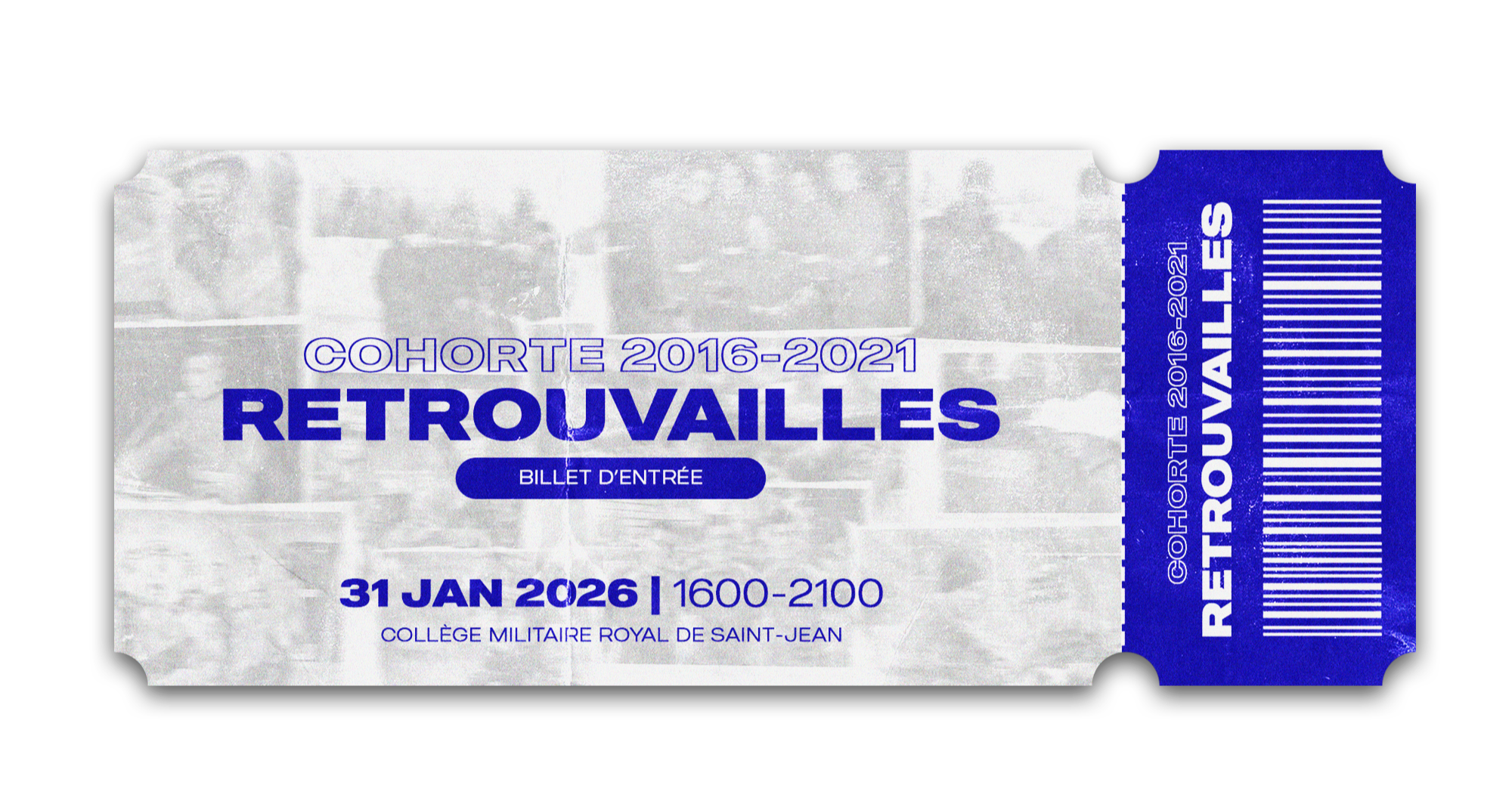 1x Billet - Retrouvailles CMRSJ