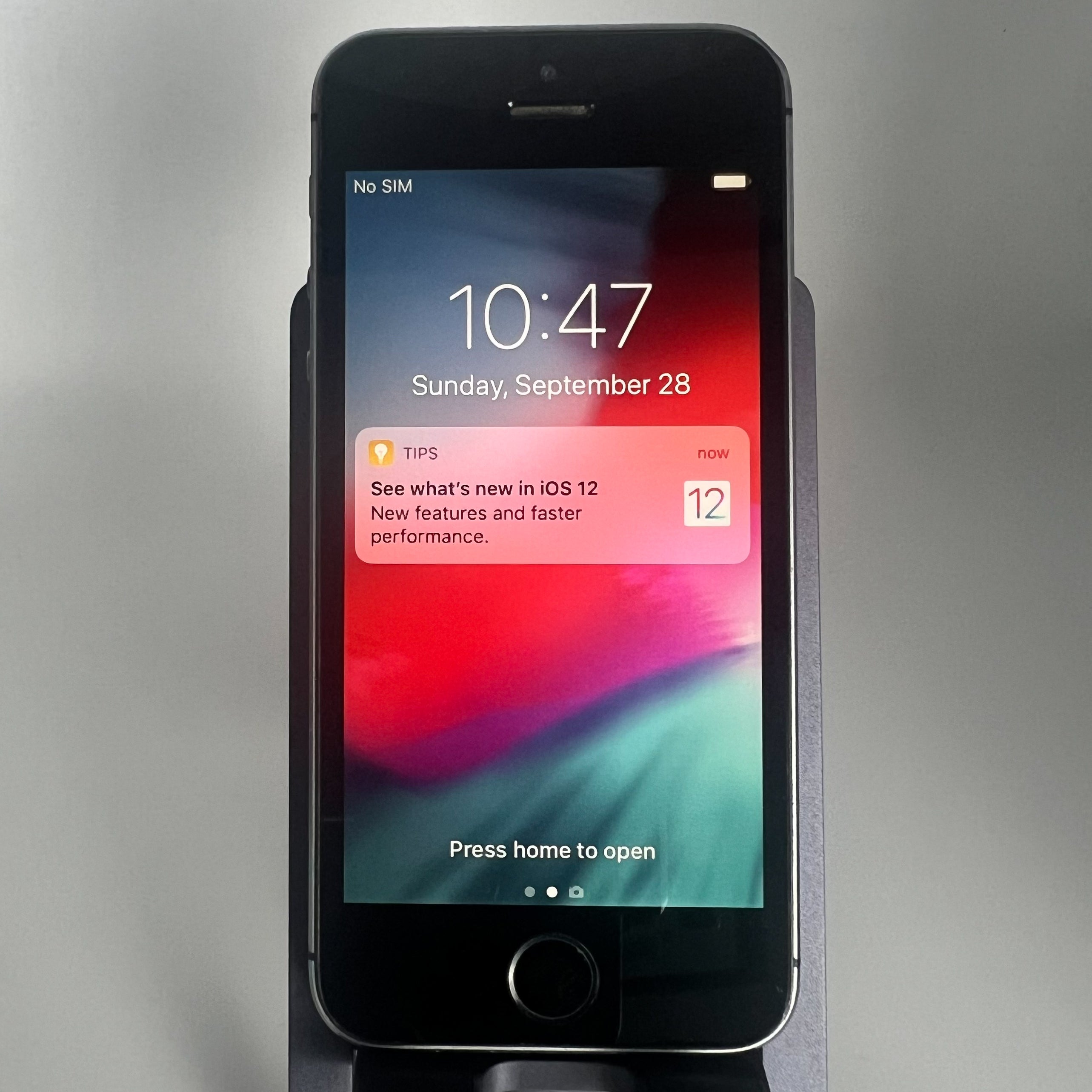 iPhone 5S - iOS 12.5.7 - 16GB - Battery 87% - Locked