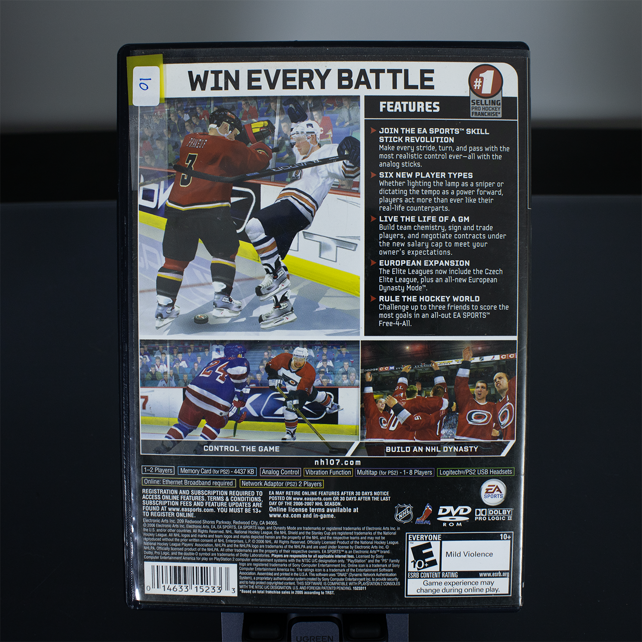 NHL07 - CIB - PS2 Game