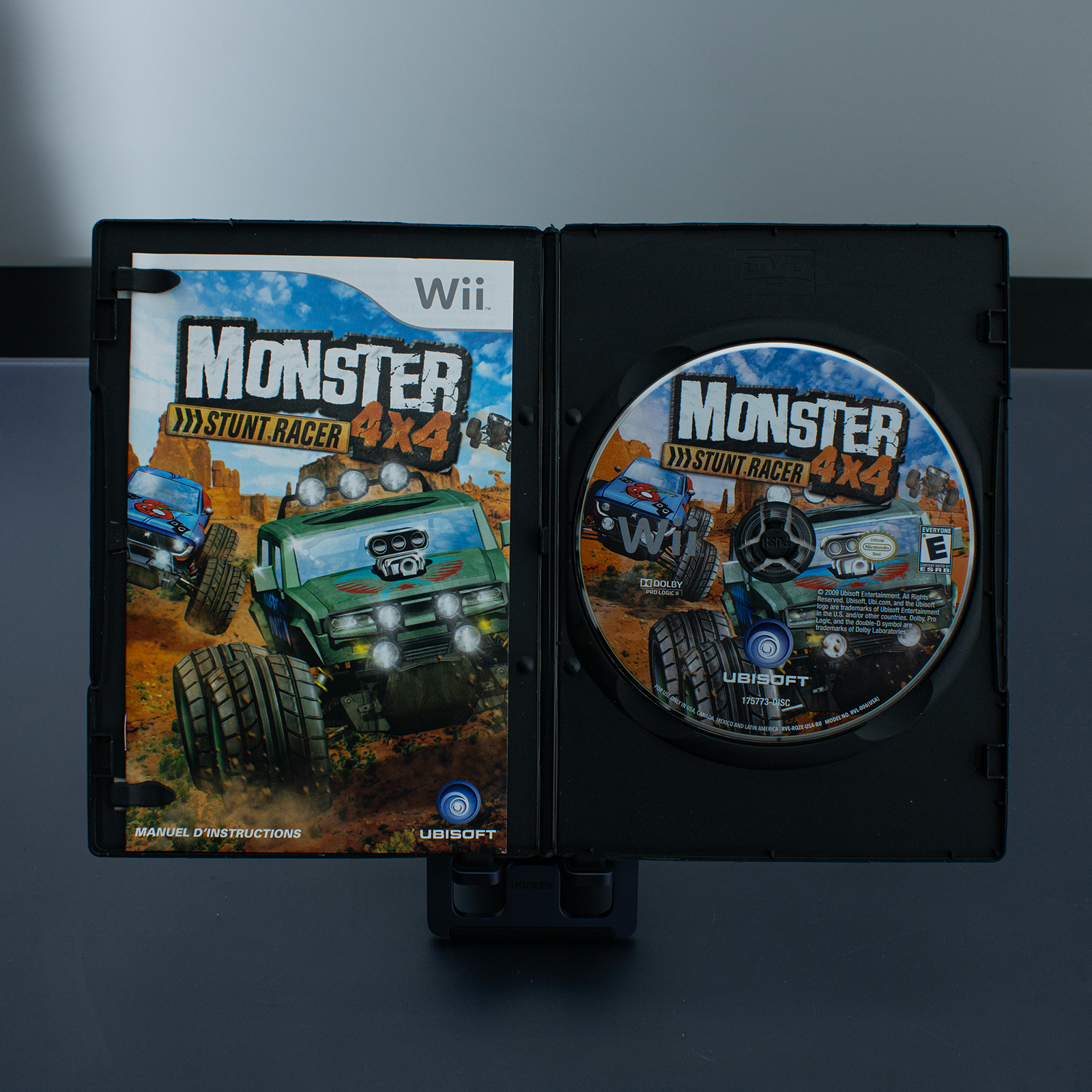 Monster Stunt Racer 4x4 - Manuel & disk - Wii Game