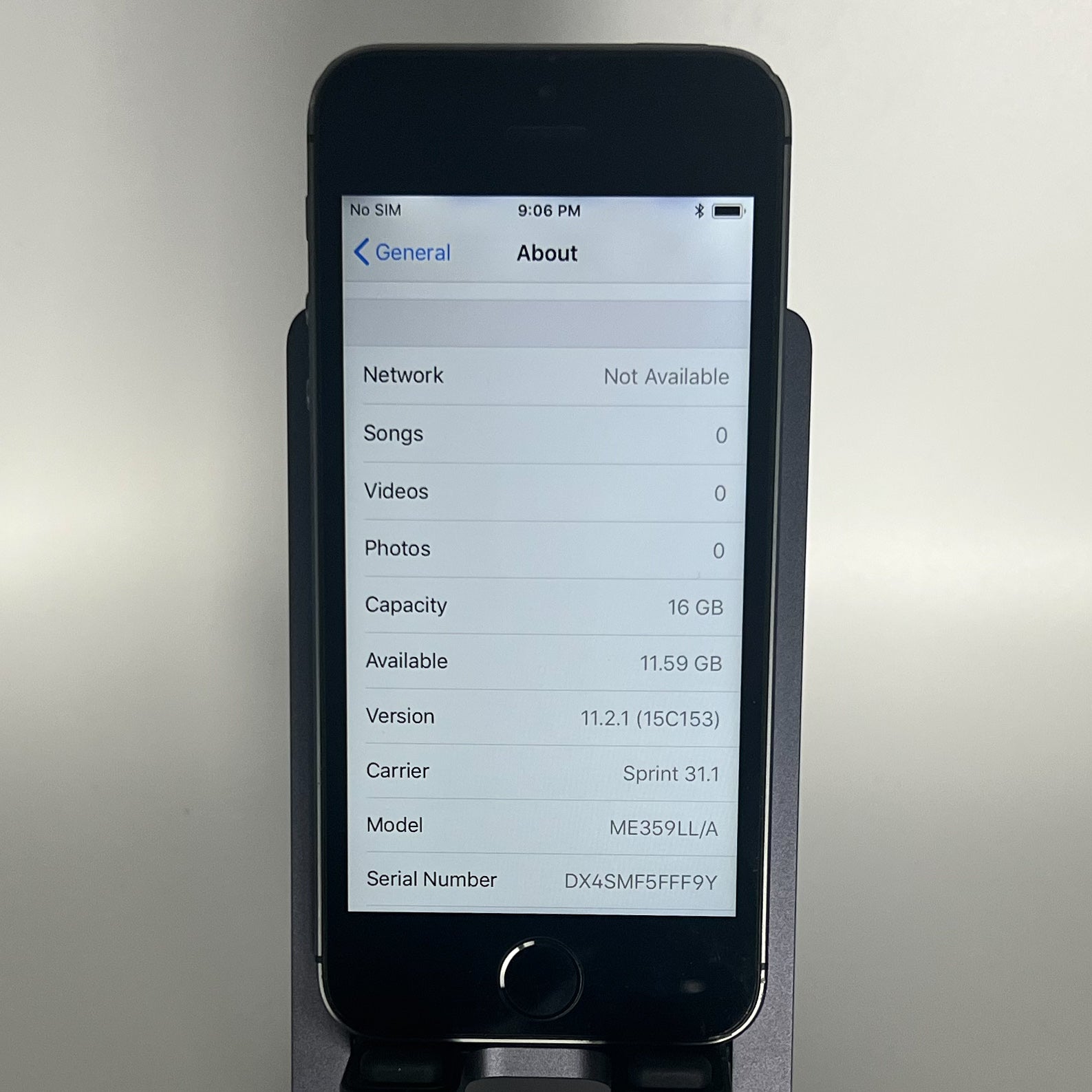 iPhone 5S - iOS 11.2.1 - Unlocked - 16GB - Battery 71%